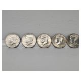 Kennedy Half Dollars(5)
