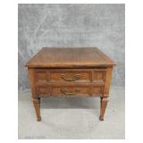 Wooden End Table W/Drawer
