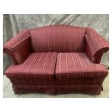 Burgundy Love Seat