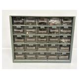25 Drawer Plastic Organizer With Contents