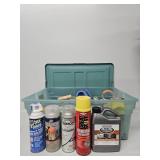 Tote with Rust Dissolver, Wood Finish, Foam