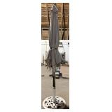 Patio Umbrella With A Cast Iron Base