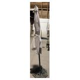 Outdoor Umbrella On A Metal Stand