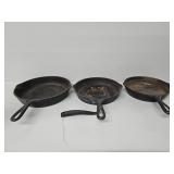 Cast Iron Pans(3)