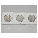 1966 Kennedy Half Dollars(2), 1967 Kennedy Half