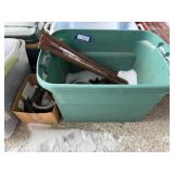 Tote with Horse Shoe and Stakes