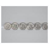 Bicentennial Kennedy Half Dollars(6)