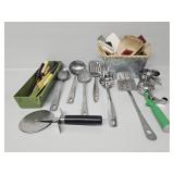 Rubber Spatulas, Ice Cream Scoop, Assorted