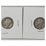 1934 Mercury Dime, 1936 Mercury Dime