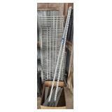 White Wire Rack Shelves with Bracket