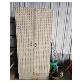 Metal Storage Cabinet, Garden Fabric, Outdoor