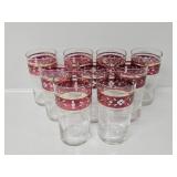 Cranberry Juice Glasses(9)