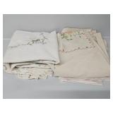 Table Cloths with Embroidered Designs