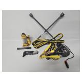 Tire Iron, Jumper Cables, 4 Ton Jack,