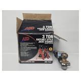 3 Ton Ratchet Style Jack Stands, Reese 2' Ball