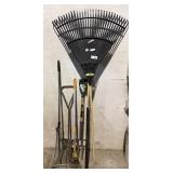 Yard Rakes, 4-Tine Fork