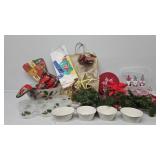 Tote Of Christmas Decore