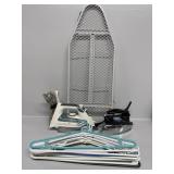 Iron (2) Small Iron Board and Hangers