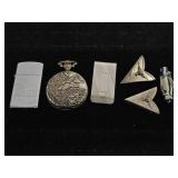 Mens Pocket Watch, Zippo Lighter(Dion), Mini