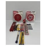 Trim Saw Blade(2) Assorted Drill Bits