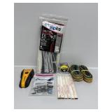 Cable Ties, Stud Sensor, Pex Clamp 1/2'