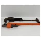 Pipe Wrench and Pipe Cutter