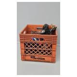 Milk Crate, Lighter Fluid, Kingsford Match Light