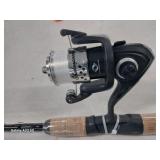 3 Fishing Poles w/Landing Net