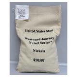 2005 US Mint Westward Journey Nickel Series Bag