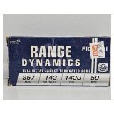 Fiocchi Range Dynamics 357 Mag 50 Rounds