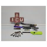 Hunting Knives [2], Pocket Knives[3] Skeleton Keys