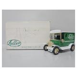 Golden Wheel Delivery Truck Bank Die-cast