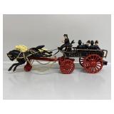 Cast Iron Police Patrol Horse Drawn Wagon