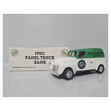 ERTL Tip-Up Town 1:25 1950 Panel Truck Bank
