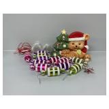 Teddy Bear Cookie Jar & Ornaments