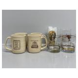 Tobacco Barn Coffee Mugs (4) Drinking Glasses