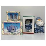 Snowman Tea Pot, Salt & Pepper Shakers