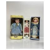 Porcelain Dolls On Doll Stands (3)