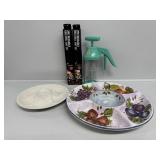 BBQ Grill Mat Set (2) Serving Platters (2)