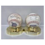 Ned Garvers Signed Baseball, Mark Fidrych Signed