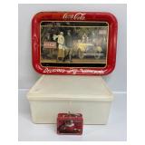Tupperware Large Square Cake Taker & Coca-cola