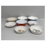 Kelloggs Cereal Bowls & Warner Bros Bowls