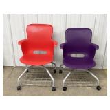 Red & Purple Sensory Chairs (2)