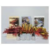 Fall Photo Decorations, Plastic Candlestick