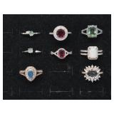 8 Ladies Rings