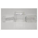 Pyrex Glass Bread Pan  (2), Pyrex Glass 9x9 Pan