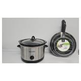Family Chef 8,10,12 Inch Pans, Crock Pot ( P