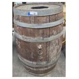 Light Up Wooden Welcome Barrel