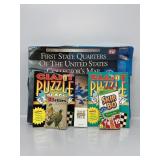 State Quarters Collectors's Map, Books,Skip Bo