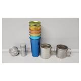 Measuring Cup Metal (2) , Tea Strainer, Colgate